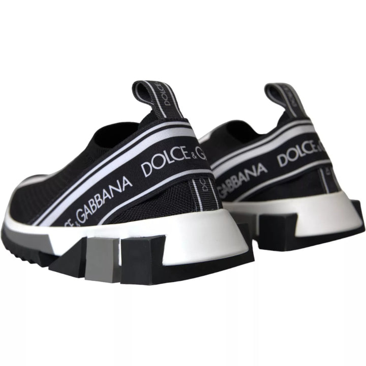 Zapatillas Dolce & Gabbana Sorrento sin cordones en blanco y negro