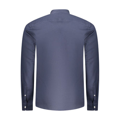 Timberland Blue Linen Men Shirt