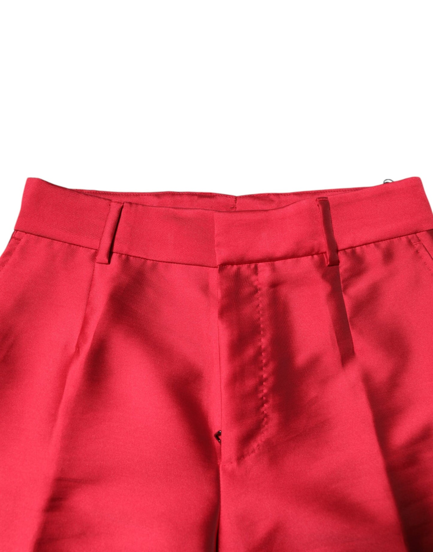 Pantalon Capri Rouge en Polyester Dolce & Gabbana