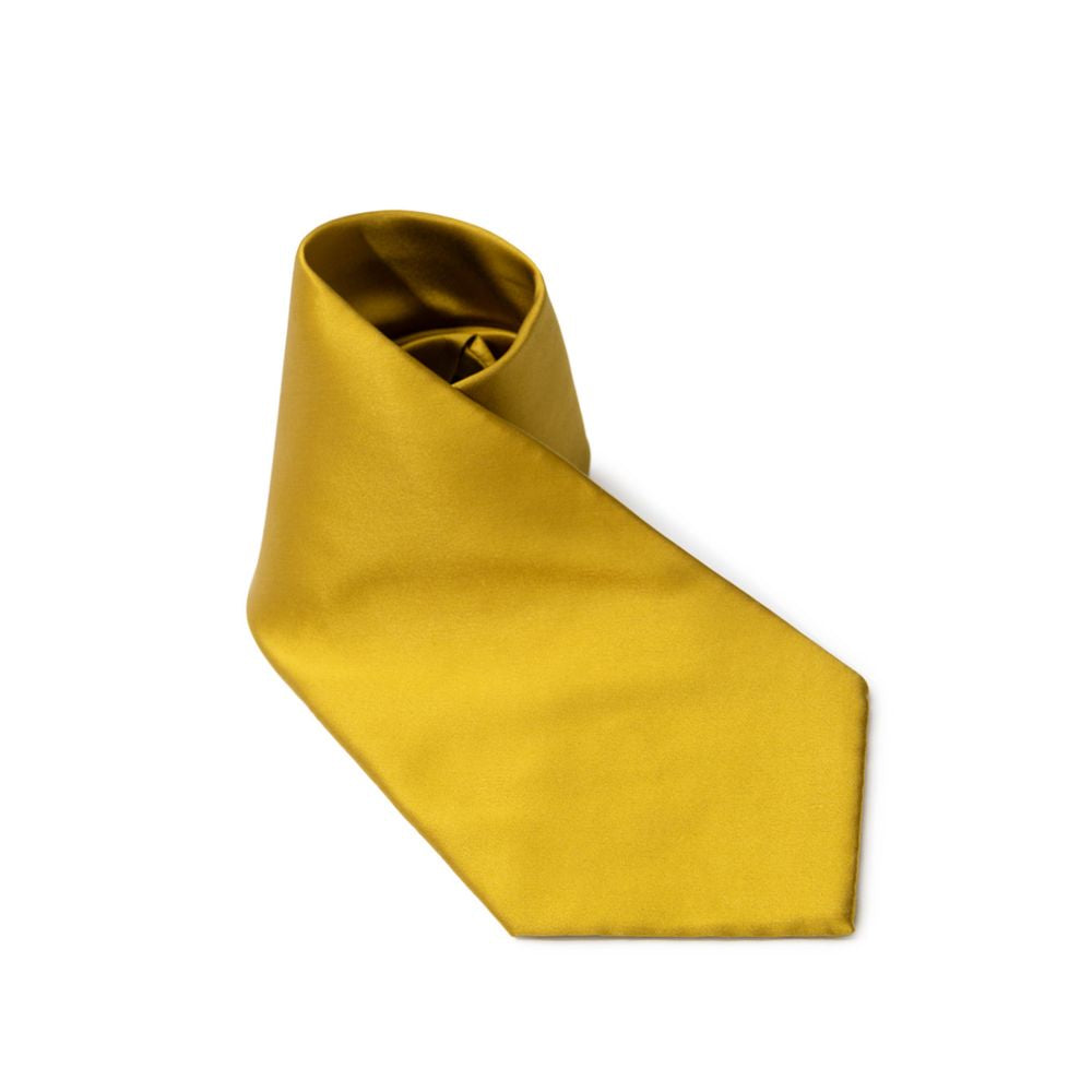 Cravate en soie jaune Dolce & Gabbana
