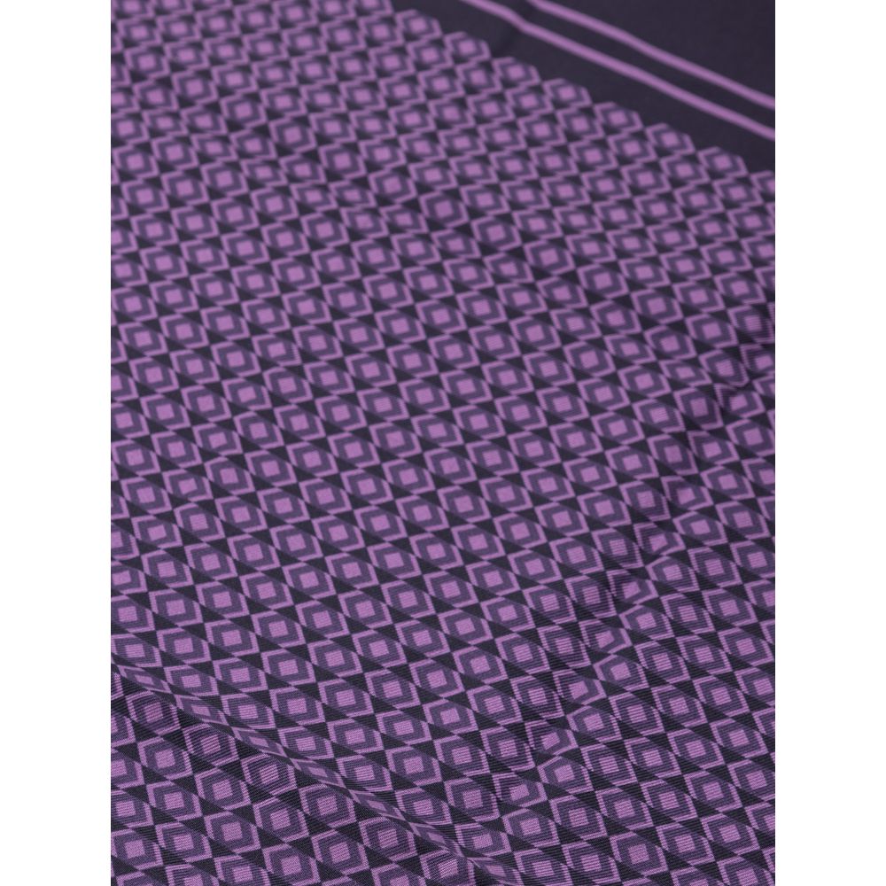Pañuelo de bolsillo de seda morado Dolce & Gabbana