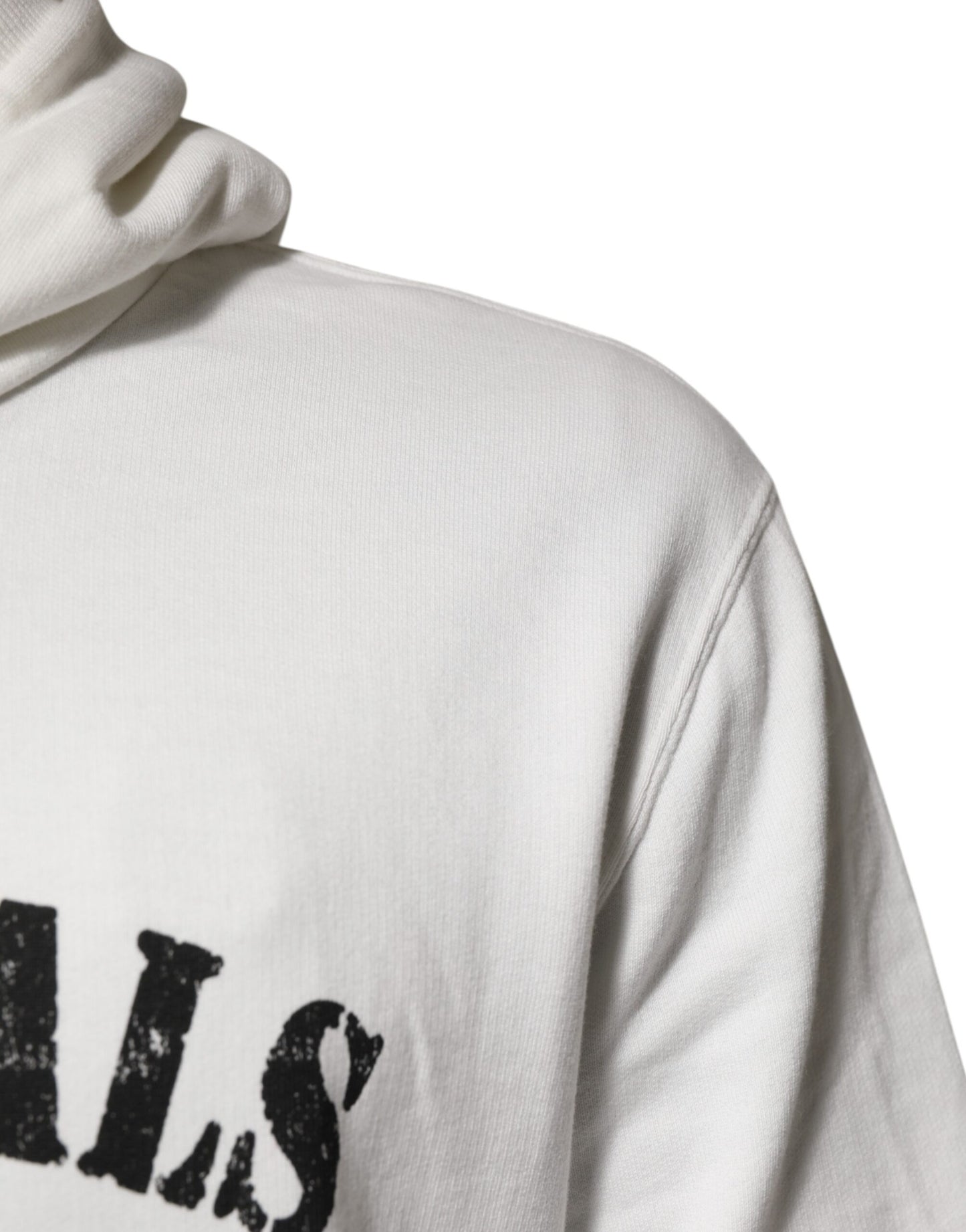 Sweat à capuche Dolce & Gabbana en coton blanc avec imprimé DG ROYAL