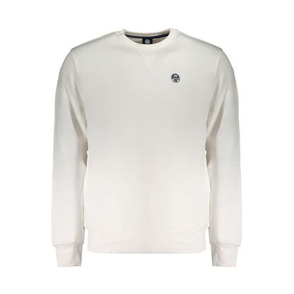 North Sails White Cotton Men Sweatshirt