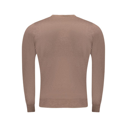 Cavalli Class Marrone Viscose Men's Sweater