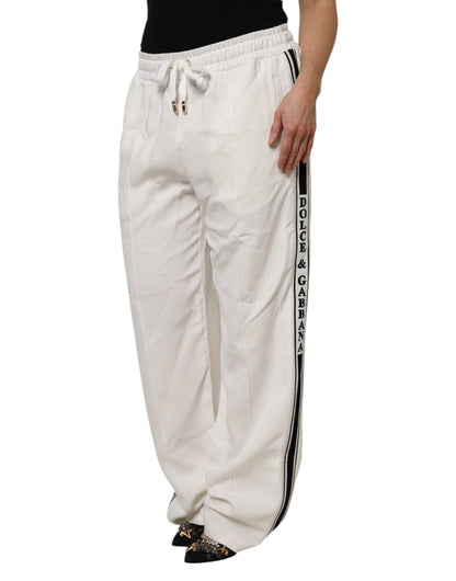 Pantalones de chándal Dolce & Gabbana blancos tipo jogger