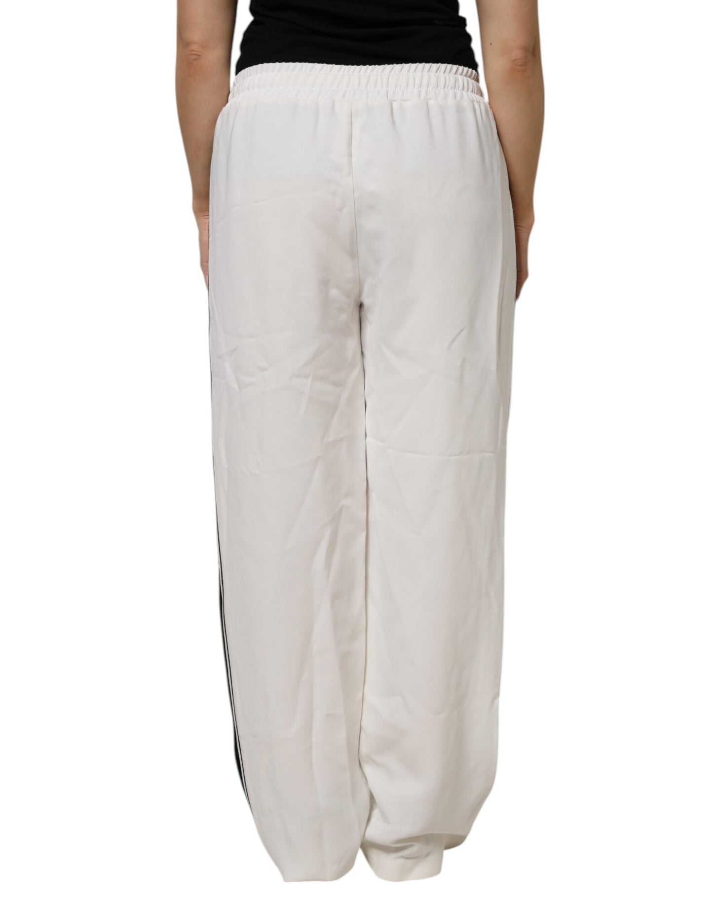 Pantalones de chándal Dolce & Gabbana blancos tipo jogger