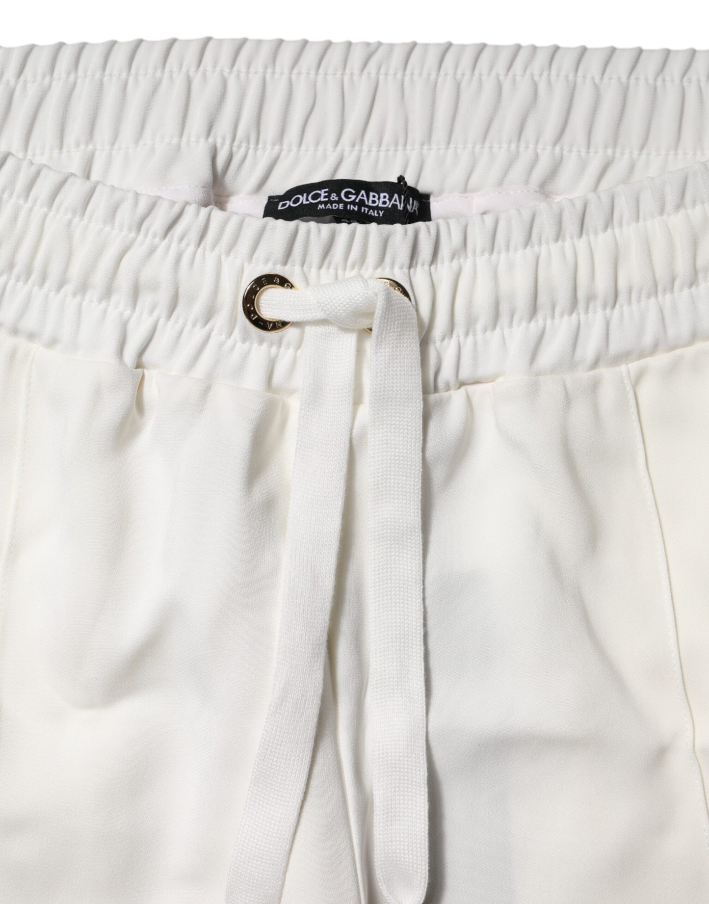 Pantalones de chándal Dolce & Gabbana blancos tipo jogger