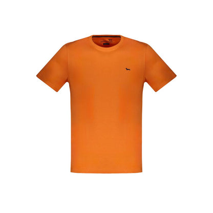 Harmont & Blaine Arancione Cotton Men T-Shirt