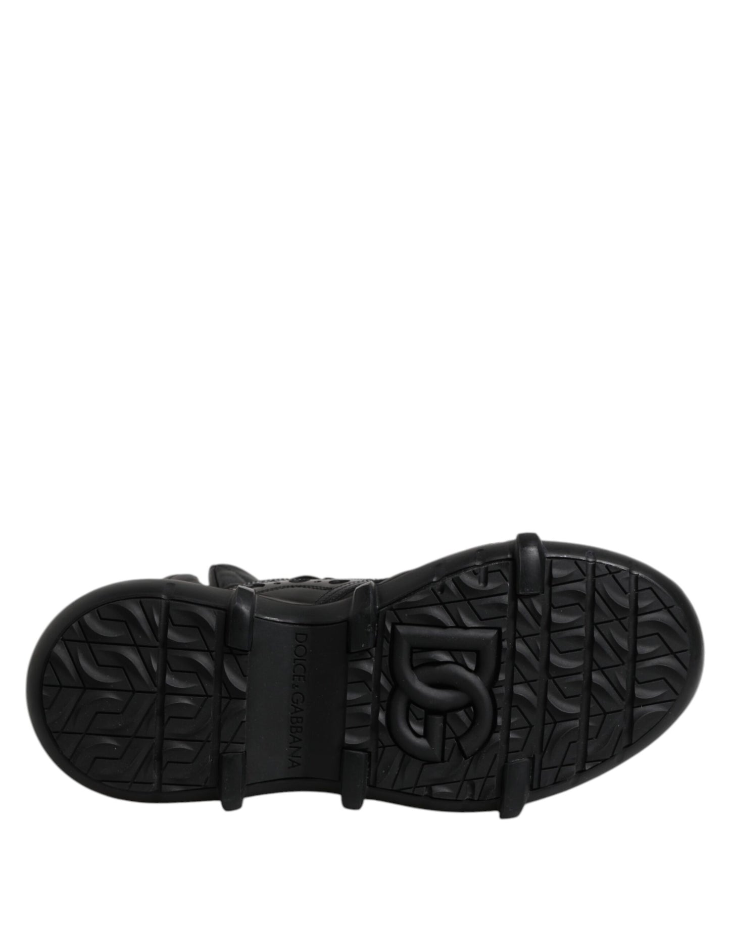 Dolce & Gabbana Bottines Décontractées en Cuir Noir pour Homme