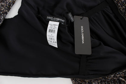 Robe longue Dolce & Gabbana en soie noire