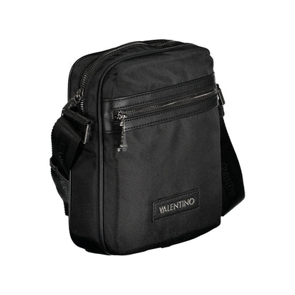 Valentino Black Polyester Mens Bag