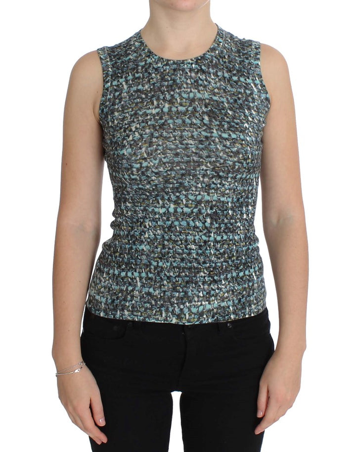 Chaleco de lana azul Dolce & Gabbana sin mangas