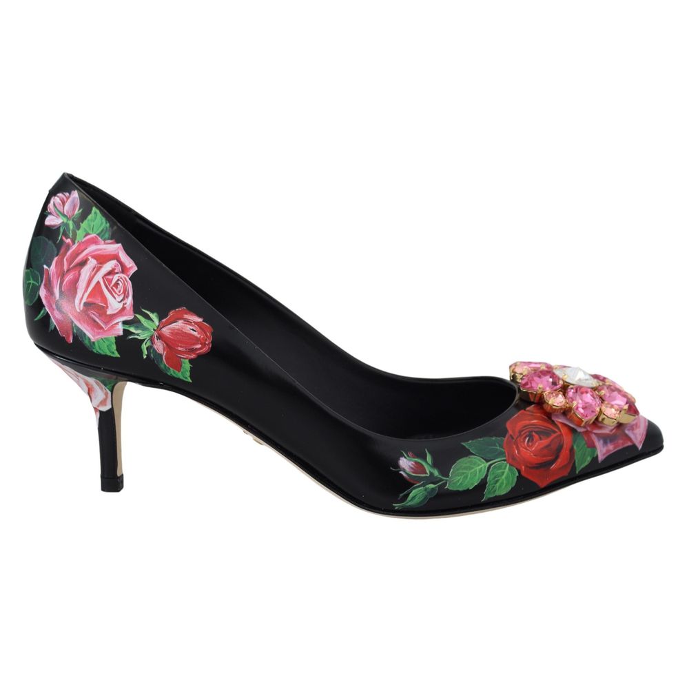 Escarpins Dolce & Gabbana en cuir noir à talons hauts