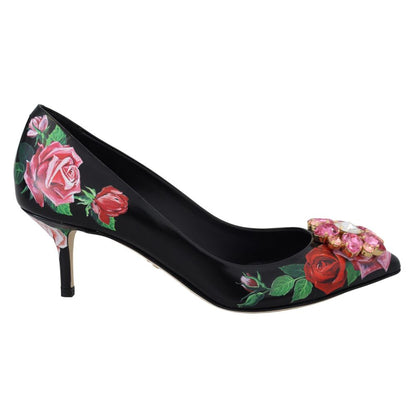 Escarpins Dolce & Gabbana en cuir noir à talons hauts