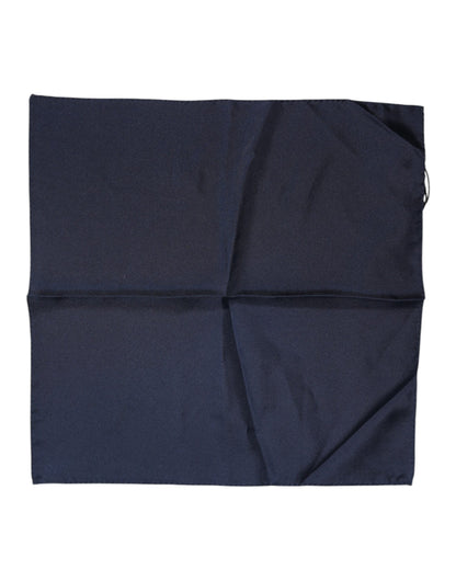 Foulard Homme Dolce & Gabbana en Soie Bleu Foncé
