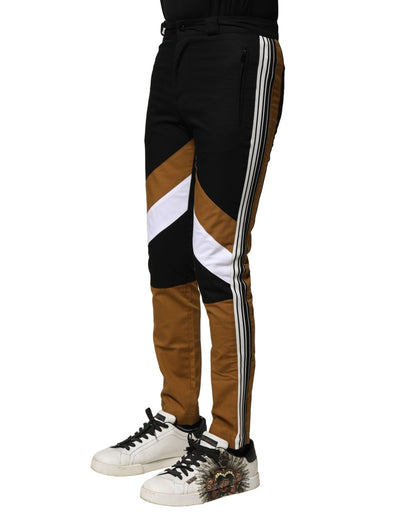 Pantalon homme Dolce & Gabbana en coton multicolore coupe slim