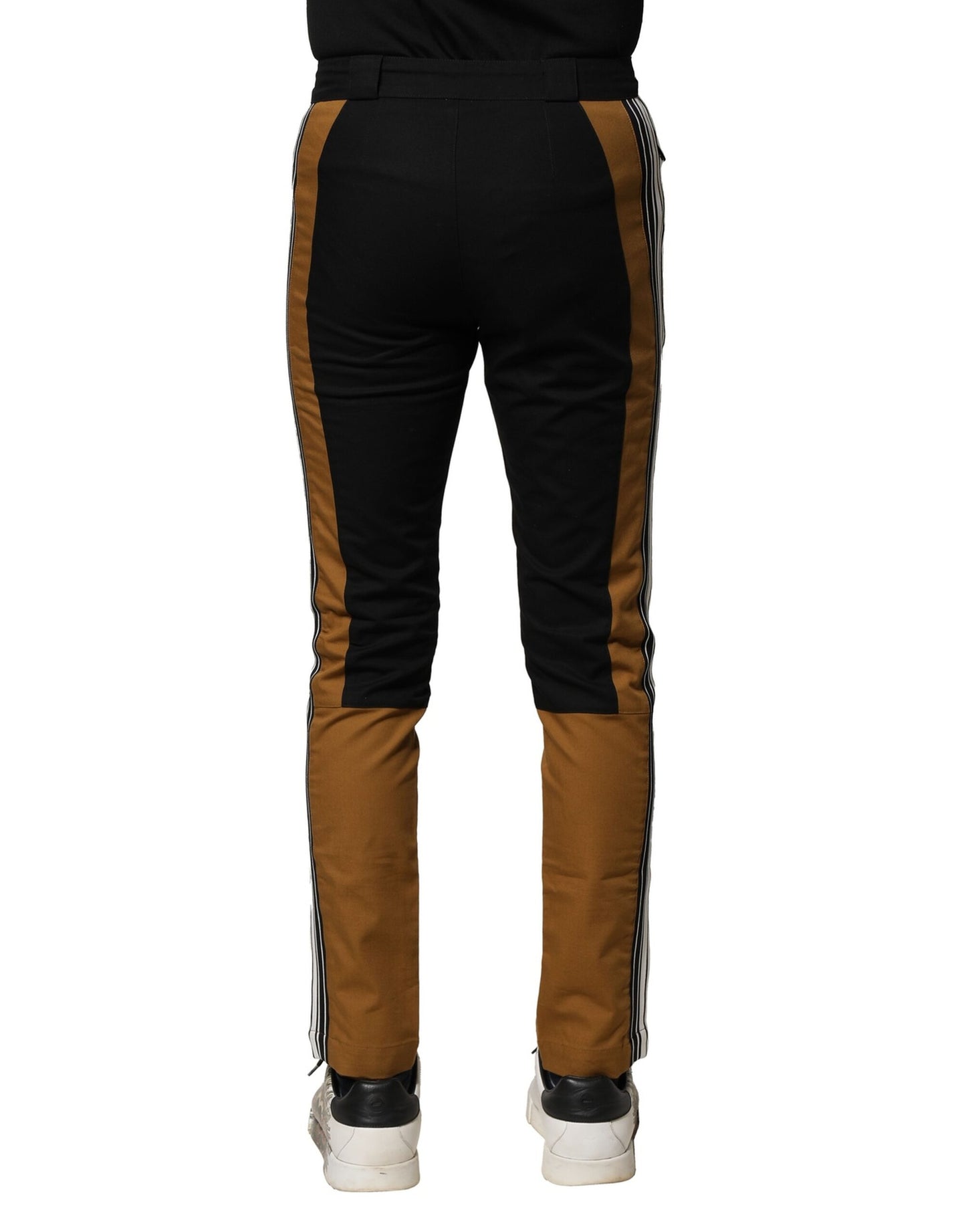 Pantalon homme Dolce & Gabbana en coton multicolore coupe slim