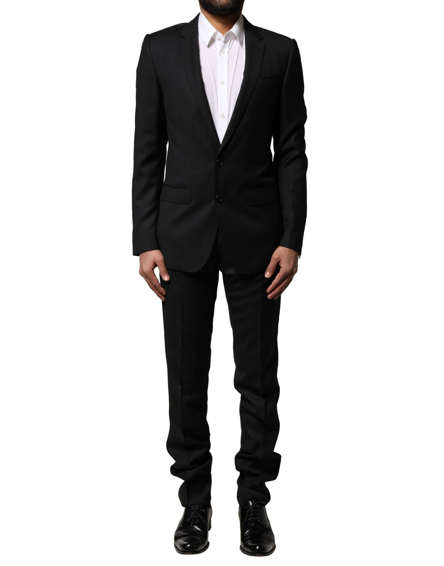 Dolce & Gabbana Blue MARTINI Wool Formal 2 Piece Suit