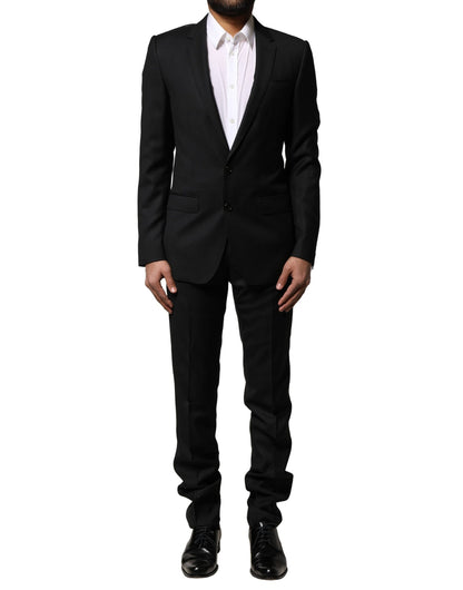 Dolce & Gabbana Blue MARTINI Wool Formal 2 Piece Suit