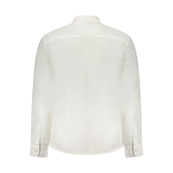 North Sails Bianco Linen Men Shirt