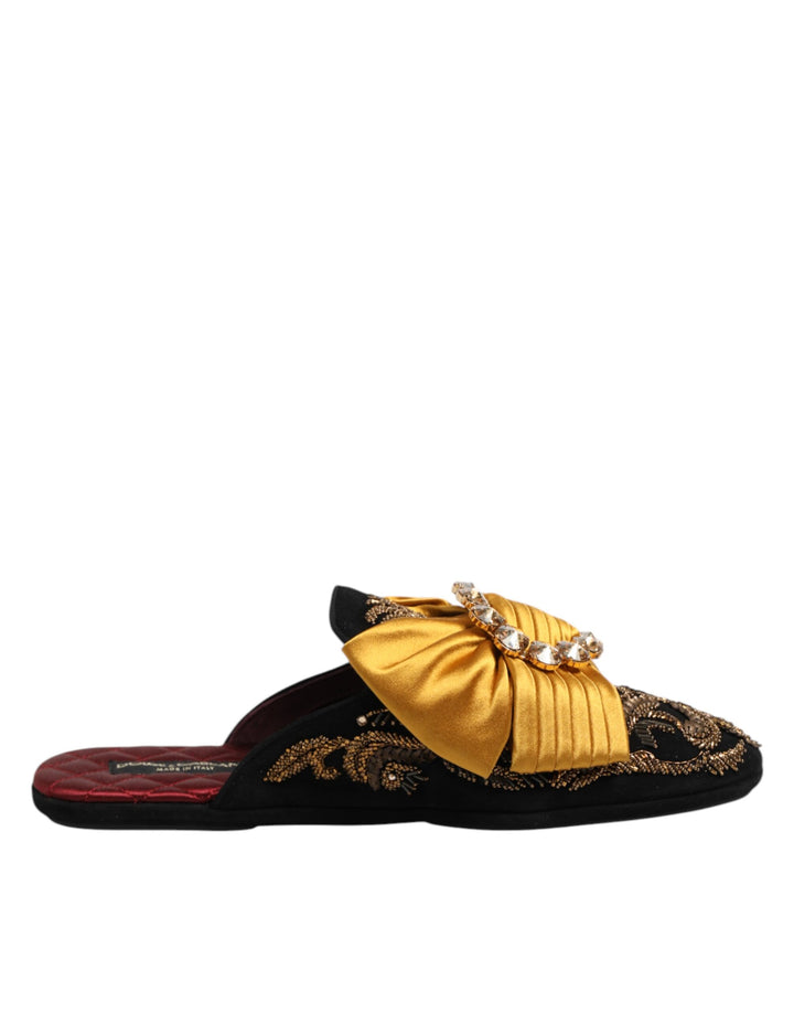 Sandalias planas adornadas multicolor Dolce & Gabbana