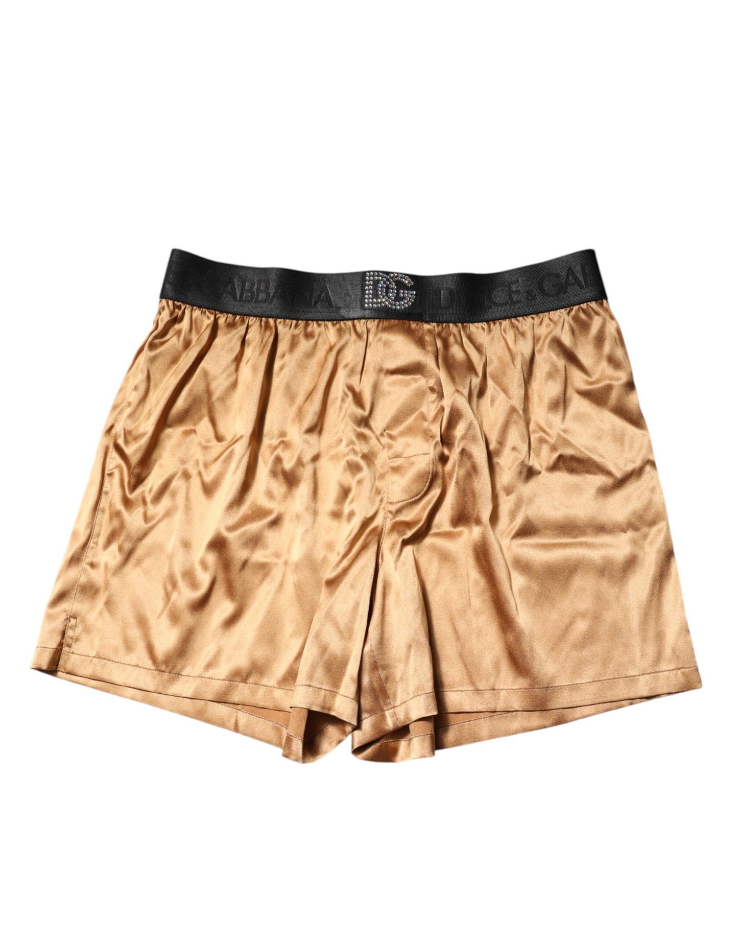 Dolce & Gabbana Boxer régulier beige pour homme avec masque de sommeil