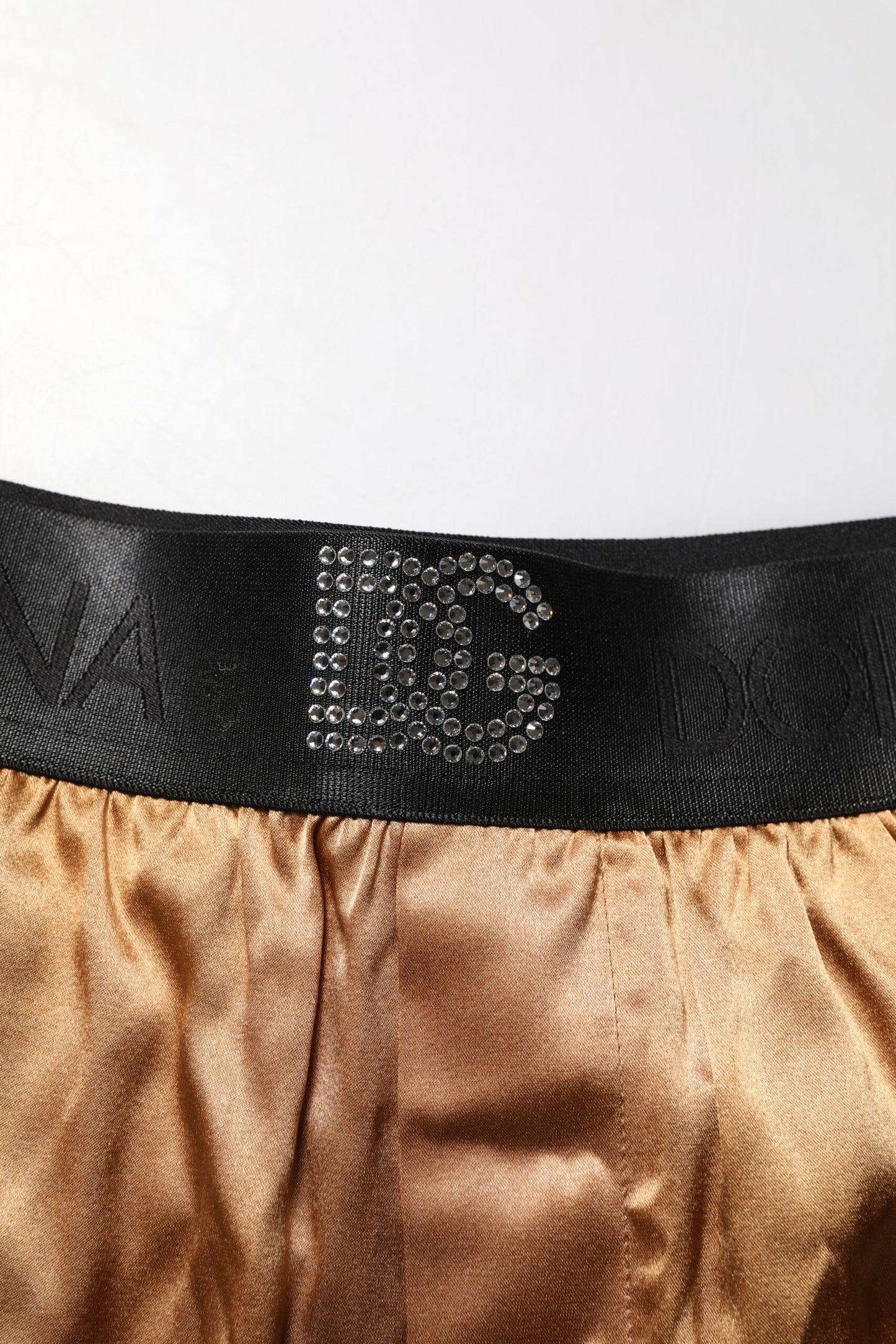 Dolce & Gabbana Boxer régulier beige pour homme avec masque de sommeil