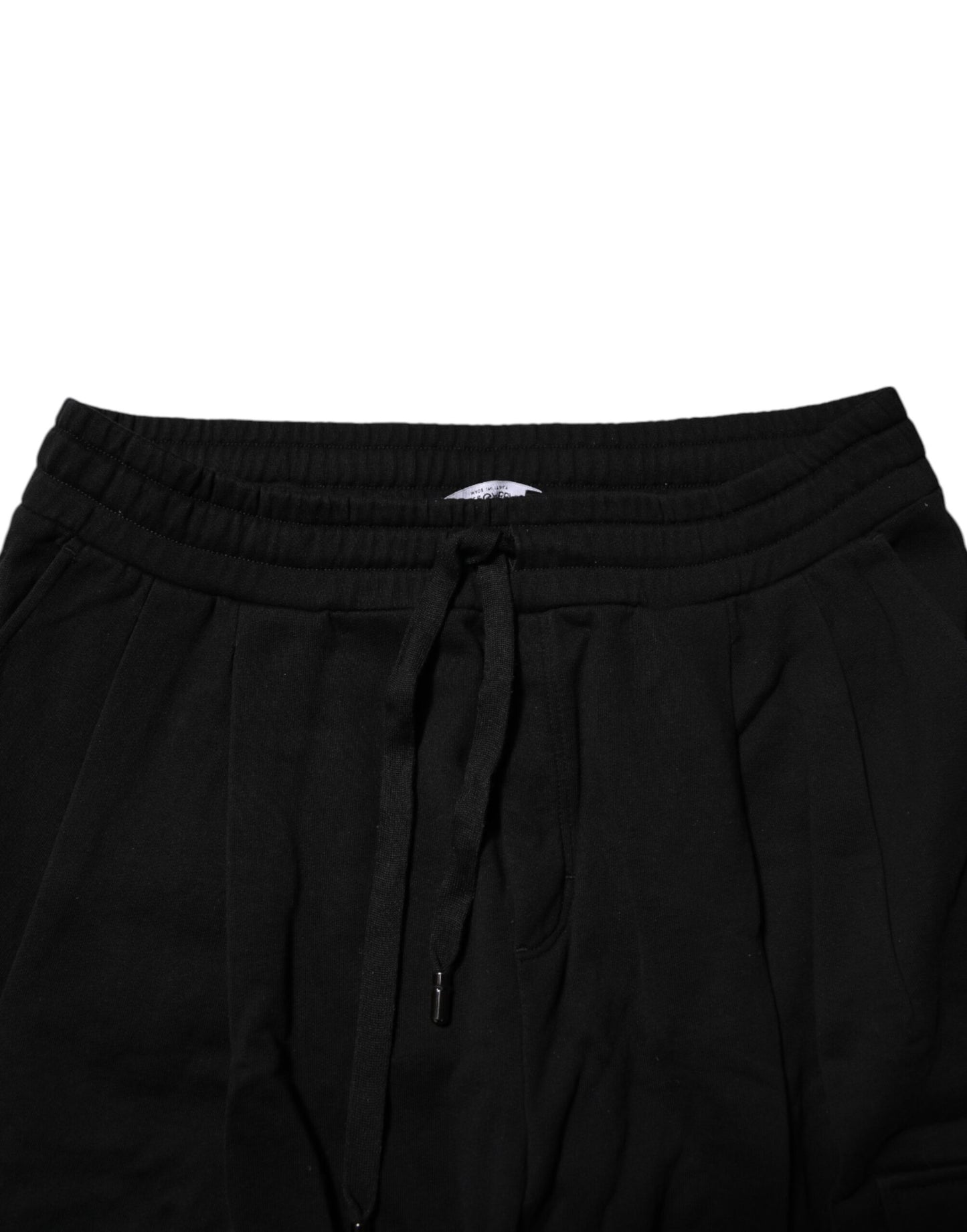 Pantalon de jogging Dolce & Gabbana en coton noir avec logo