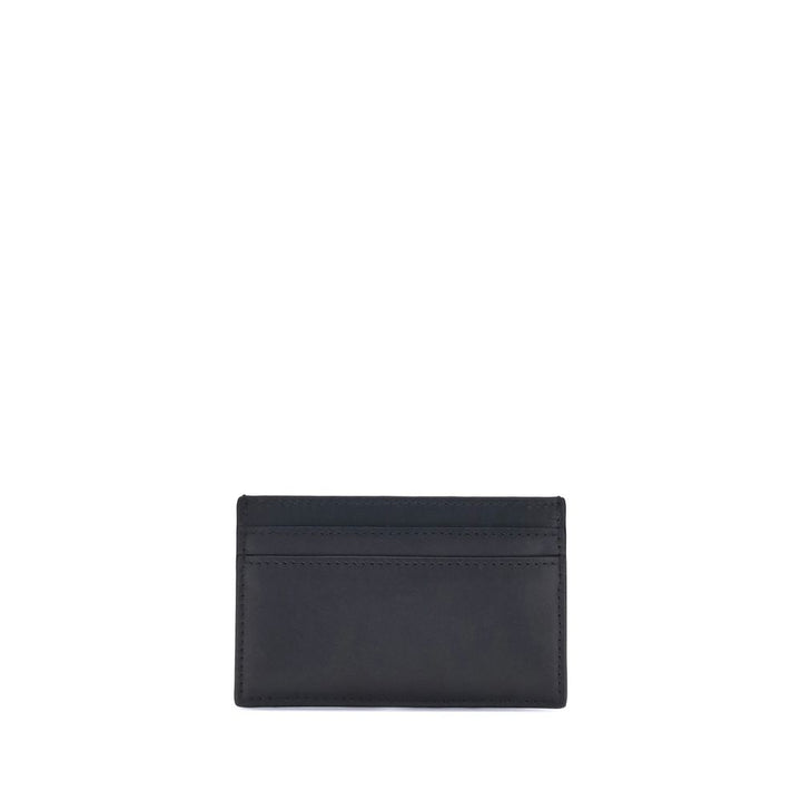 Cartera Alexander McQueen de piel de becerro negra Bos Taurus