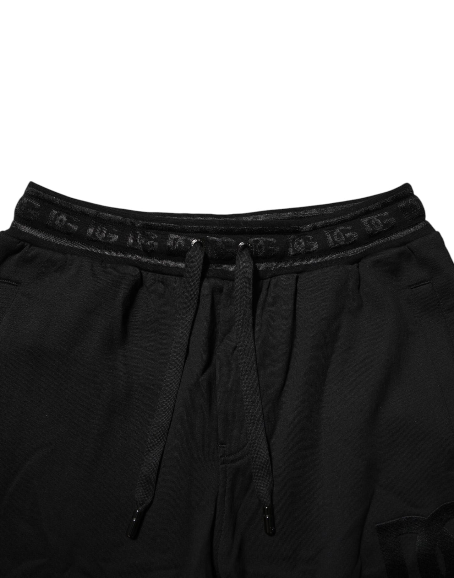 Pantalones Jogger Dolce & Gabbana de Algodón Negro con Cordón