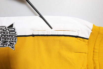 Pantalones Deportivos con Cordón de Algodón Amarillos Dolce & Gabbana