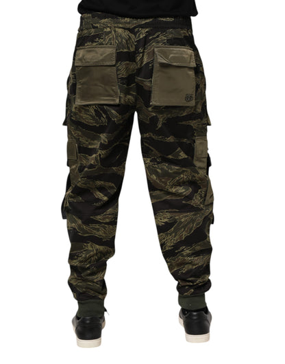 Pantalones cargo de camuflaje multicolor Dolce & Gabbana