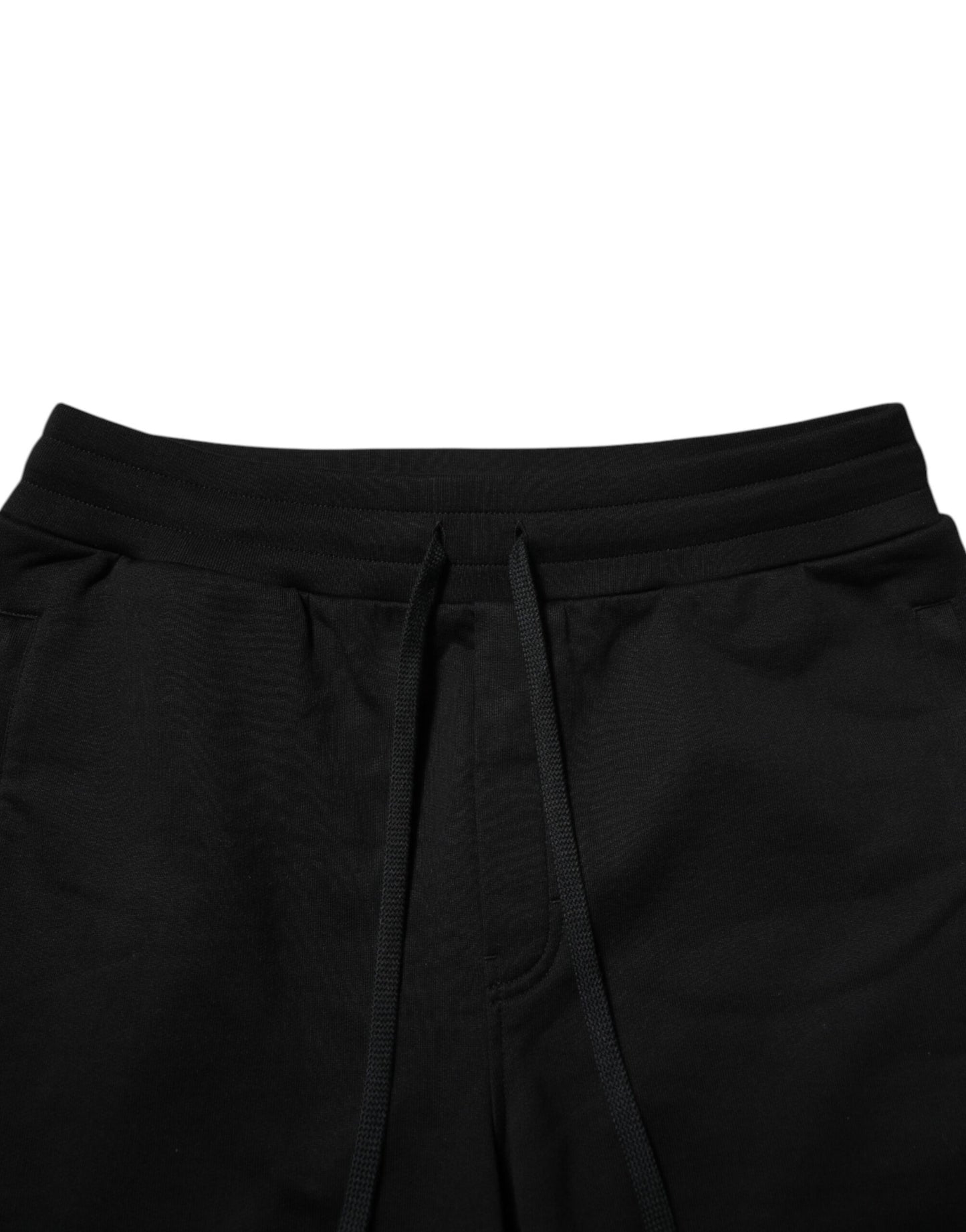 Pantalon de jogging homme Dolce & Gabbana en coton noir avec bande logo