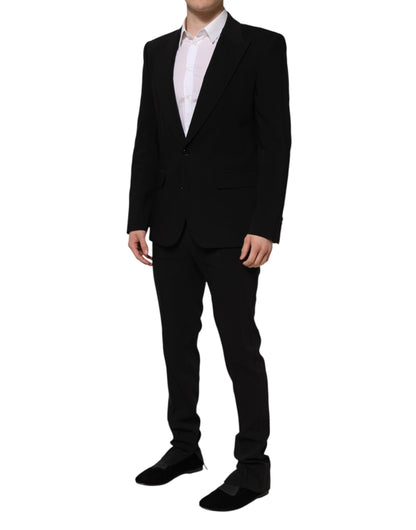 Costume deux pièces Dolce & Gabbana MARTINI noir à un bouton