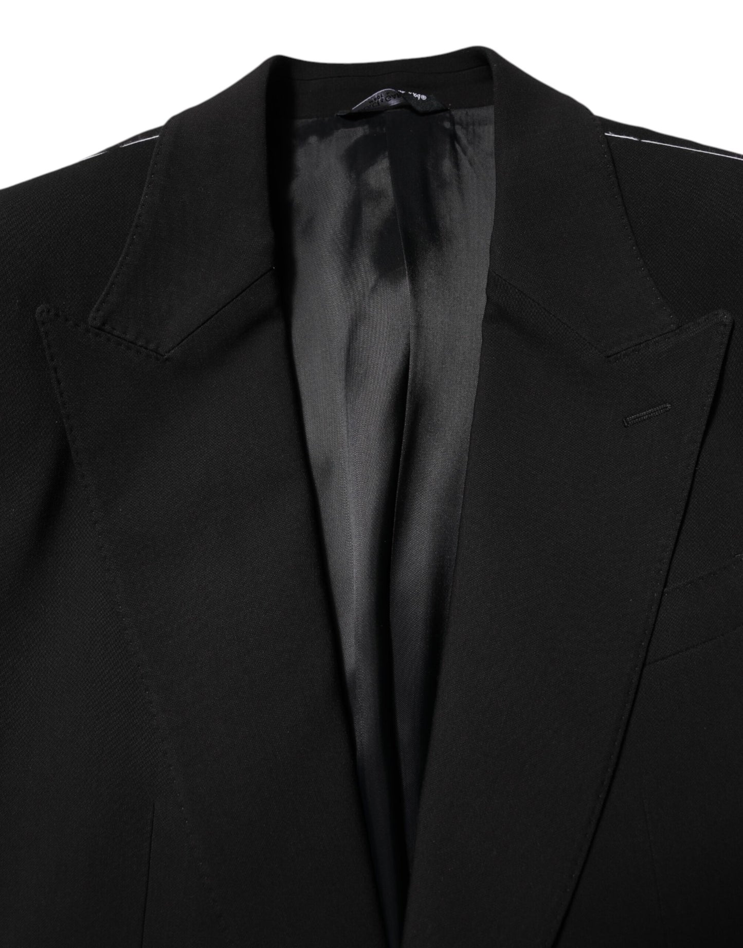 Costume deux pièces Dolce & Gabbana MARTINI noir à un bouton