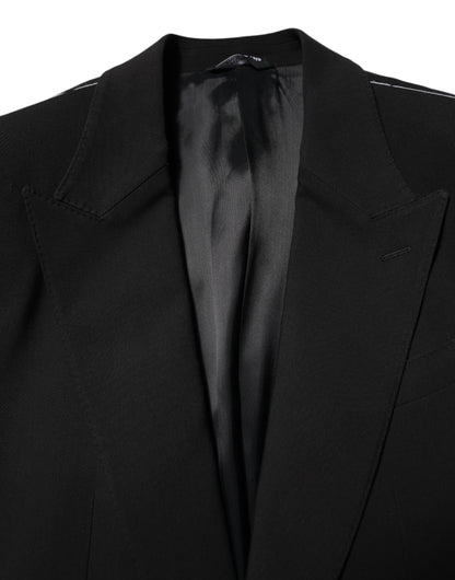 Costume deux pièces Dolce & Gabbana MARTINI noir à un bouton