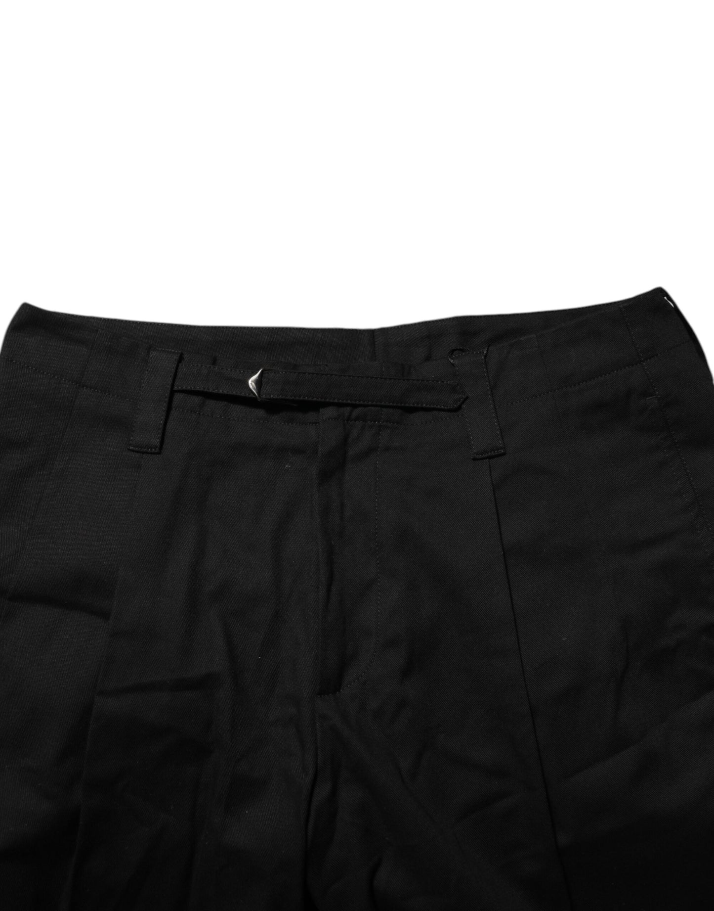 Shorts Bermudas Homme Dolce & Gabbana en Coton Noir Longueur Genou