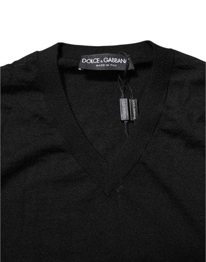 Sudadera Dolce & Gabbana gris oscuro con logo bordado