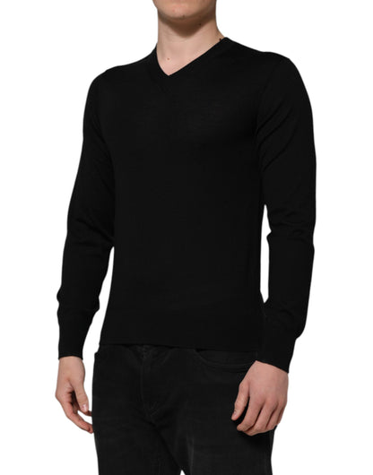Sudadera Dolce & Gabbana gris oscuro con logo bordado