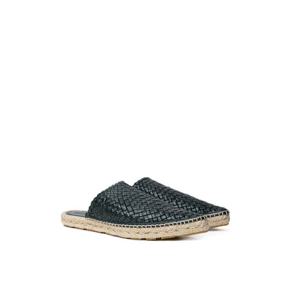 Alpargatas de cuero verde Bottega Veneta