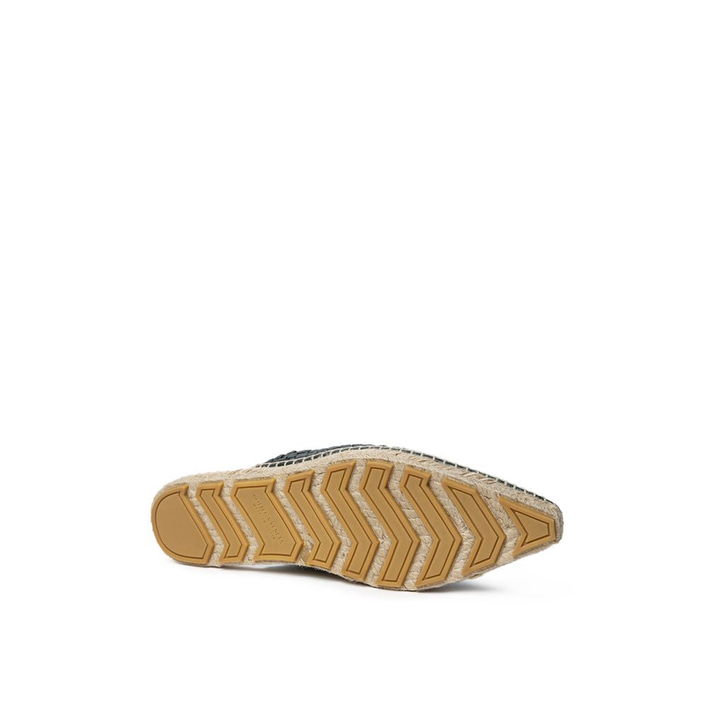 Alpargatas de cuero verde Bottega Veneta