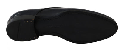 Chaussures Richelieu Homme en Cuir Bleu Dolce & Gabbana Formelles