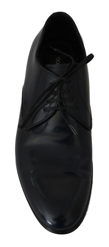 Chaussures Richelieu Homme en Cuir Bleu Dolce & Gabbana Formelles