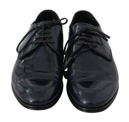 Chaussures Richelieu Homme en Cuir Bleu Dolce & Gabbana Formelles