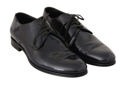 Chaussures Richelieu Homme en Cuir Bleu Dolce & Gabbana Formelles
