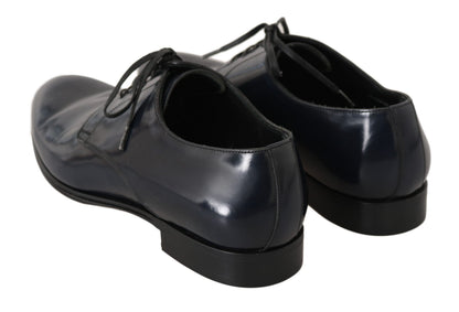 Chaussures Richelieu Homme en Cuir Bleu Dolce & Gabbana Formelles