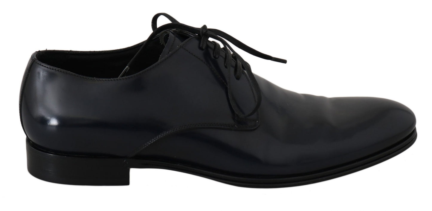 Chaussures Richelieu Homme en Cuir Bleu Dolce & Gabbana Formelles