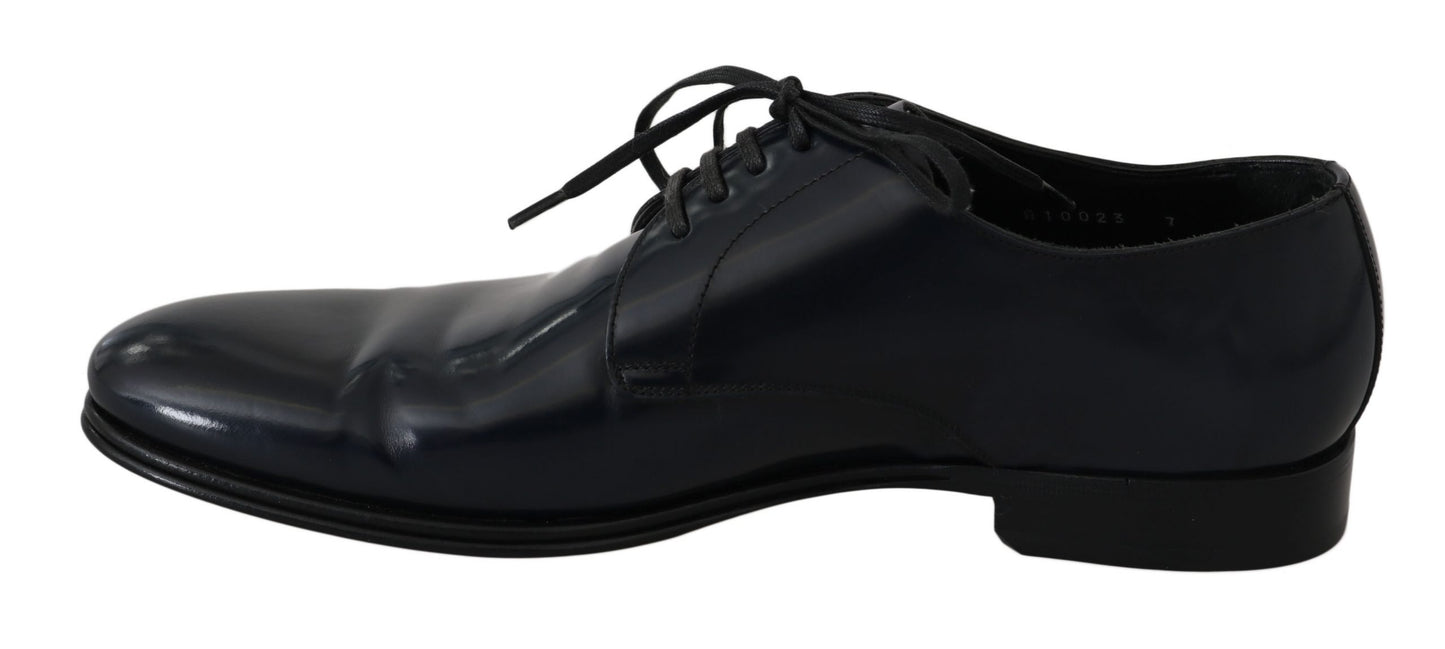 Chaussures Richelieu Homme en Cuir Bleu Dolce & Gabbana Formelles