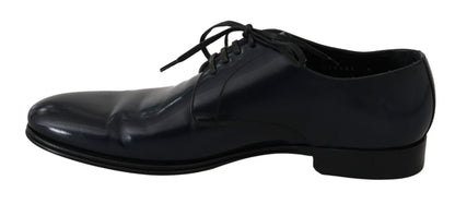Chaussures Richelieu Homme en Cuir Bleu Dolce & Gabbana Formelles