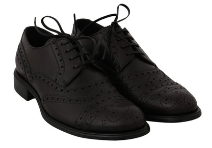 Chaussures habillées Richelieu Dolce & Gabbana en cuir noir